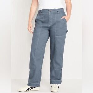 Old Navy High-Waisted Utility Pants size 16